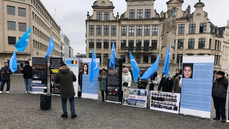 بېلگىيەدە ئۆتكۈزۈلگەن نامايىشتىن كۆرۈنۈش، 2024-يىلى 4-فېۋرال، بىريۇسسېل