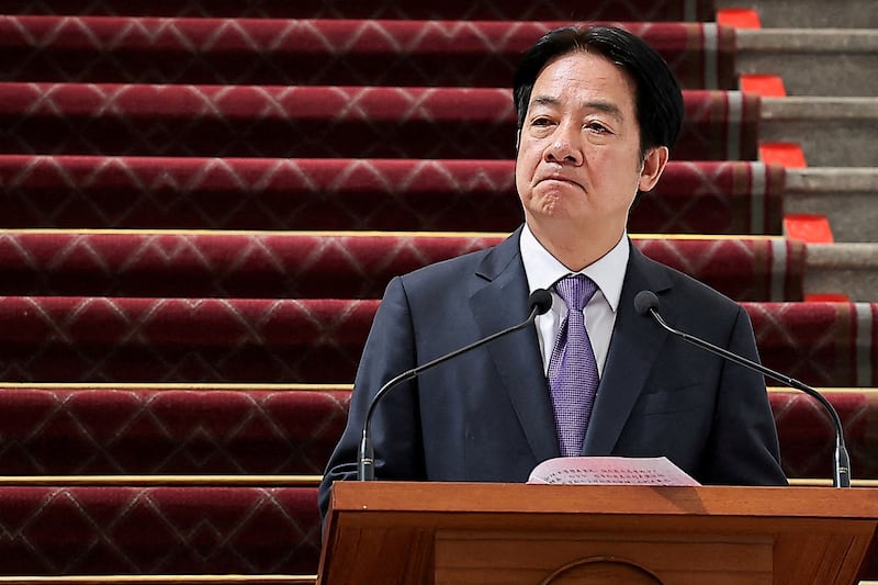 Taiwan's President Lai Ching-te