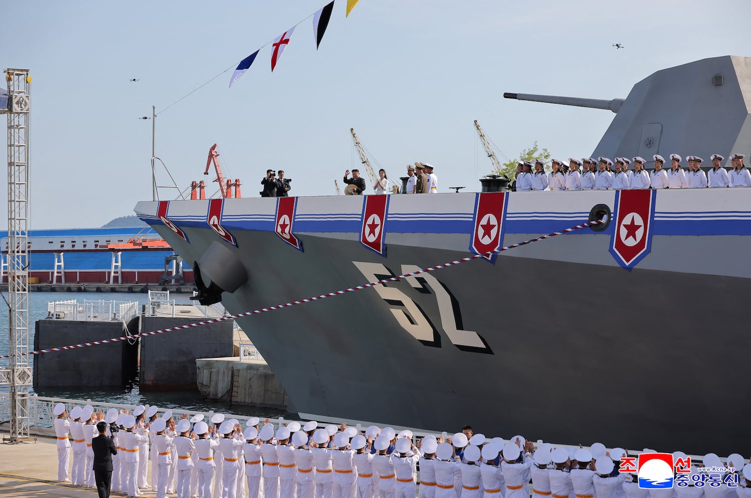 North Korea relaunches ‘restored’ warship with fanfare, 3 weeks after failure