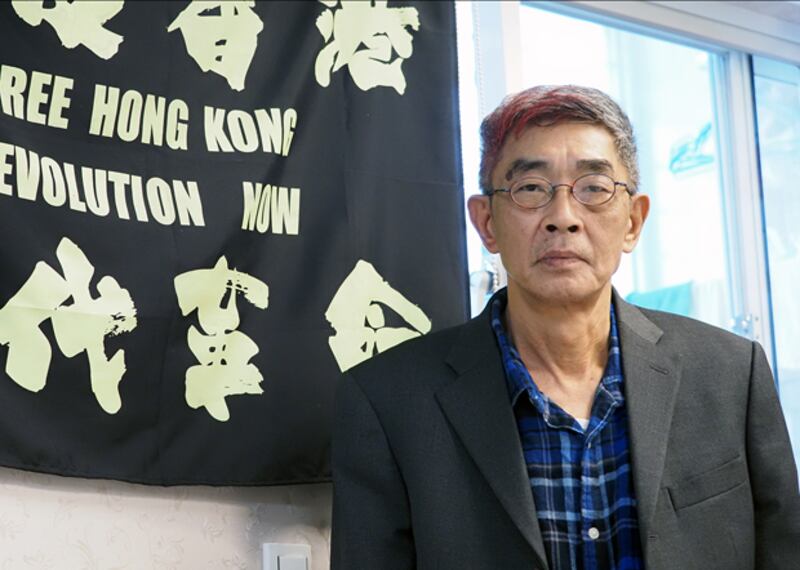2020年4月22日，銅鑼灣書店前店長林榮基：絕不會因為潑漆事件，影響銅鑼灣書店在台灣重啟。（鍾廣政 攝）