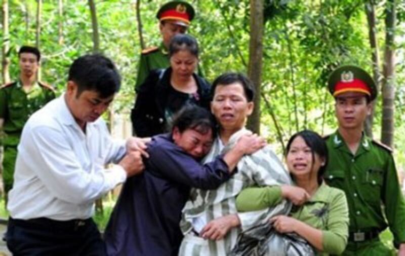 Trong ảnh là ông Nguyễn Thanh Chấn, người bị 10 năm tù oan được trả tự do (năm 2013)