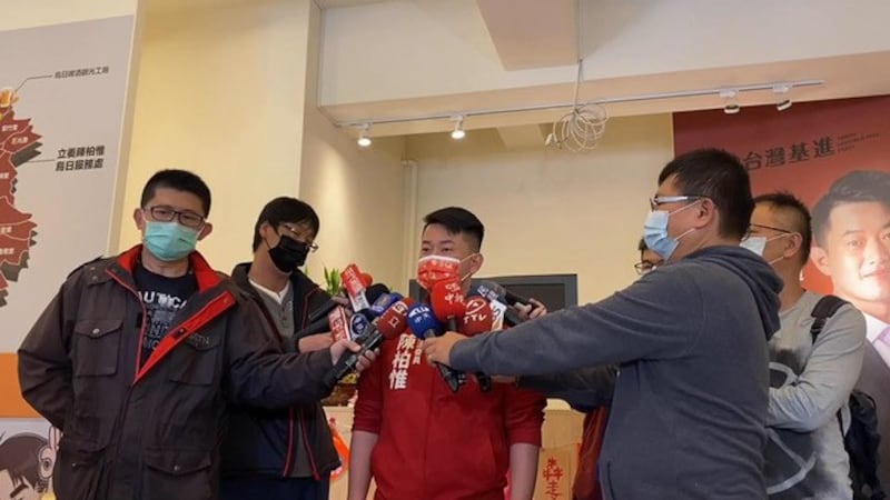 立委陈柏惟自认最讨厌他的人是中共。(立委陈柏惟提供)