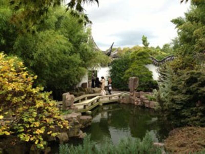 图片：寄兴园一景。（紫荆摄）