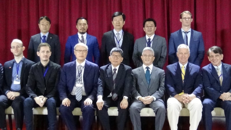 台湾的国防安全研究院11日在台北举行“中国复合战对民主体制之挑战国际研讨会”。(记者夏小华摄)