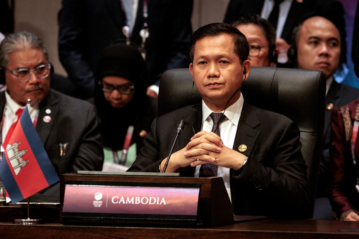 Cambodia's Prime Minister Hun Manet pictured at the 43rd ASEAN Summit in Jakarta, Indonesia, on Sept. 6, 2023. (Reuters)