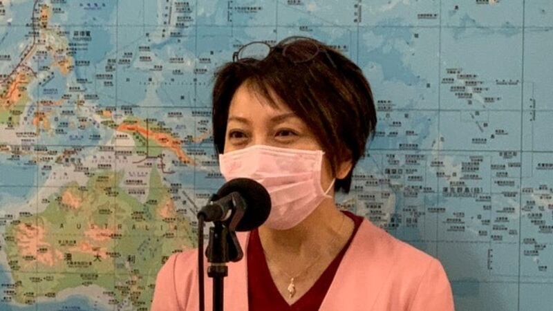 民进党立委范云认为台湾应该成为WHO会员国。(记者 黄春梅摄)