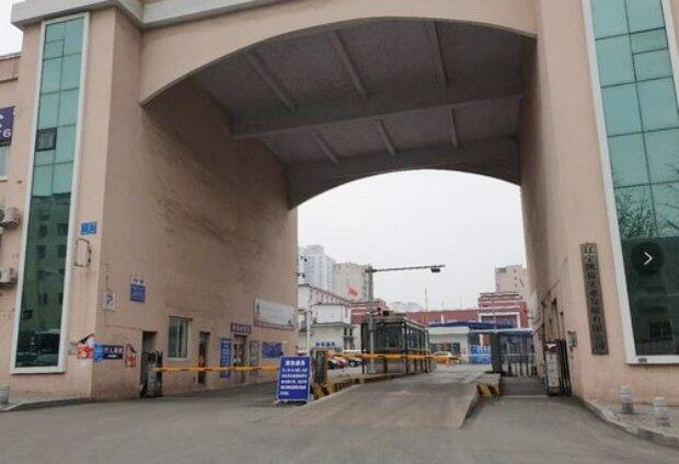 북중 접경인 중국 랴오닝성 단둥(丹東) 세관의 모습.