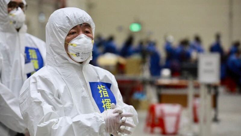 率领台湾防疫工作的最高指挥官卫生福利部部长陈时中被台湾人称“钢铁部长”。(台湾疾病管制署提供)