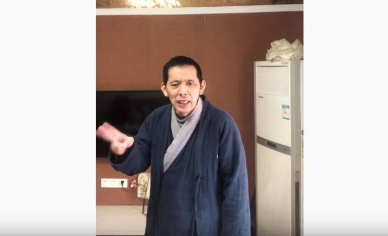 第一個用視頻記錄武漢某醫院到處是屍體的方斌，控罪幾經變更，最新罪名涉「尋釁滋事罪」。（網路圖片）