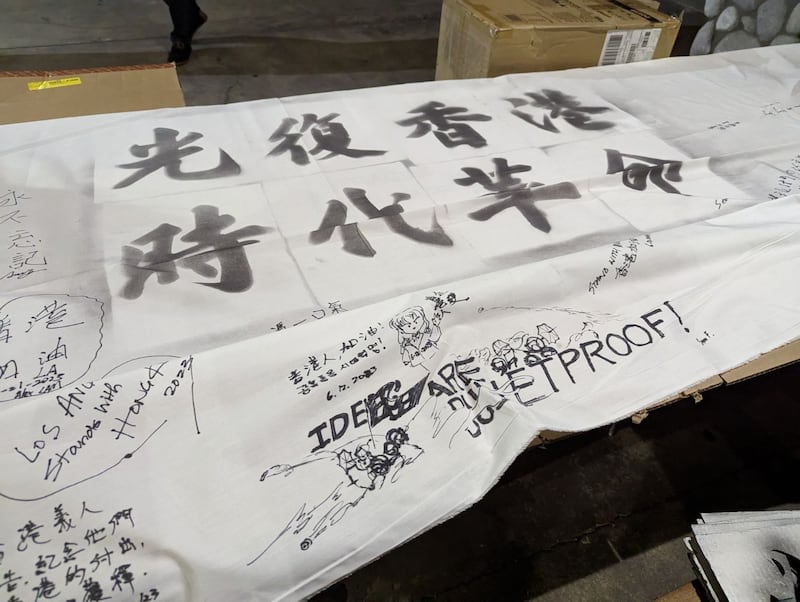 巴恩斯公园内对话活动的情形。(查尔斯·林提供)