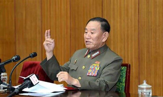 최근 혁명화를 다녀온 김영철 통전부장.