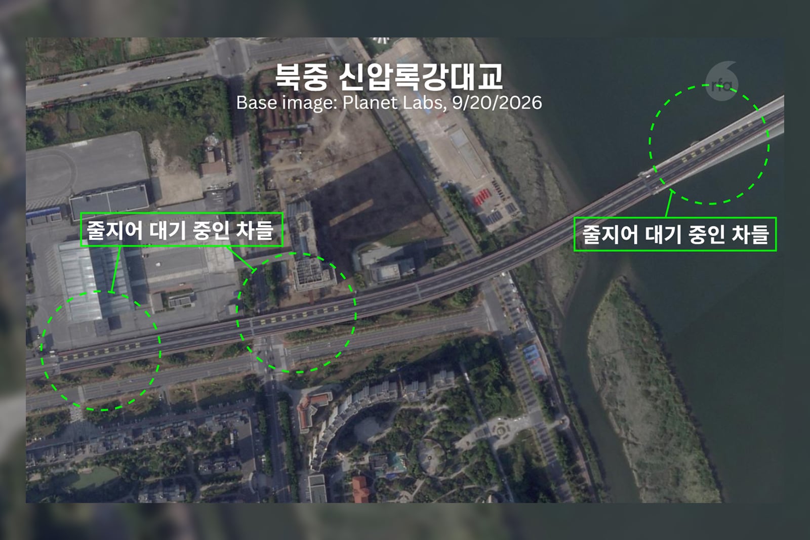 개통 임박 신압록강대교…철강·케이블 운송