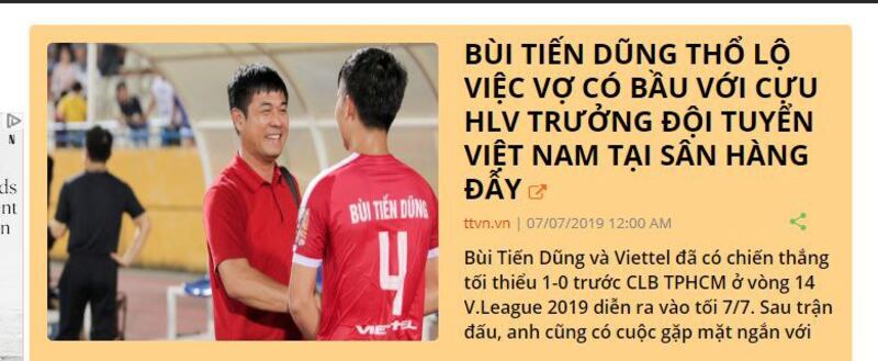 Hình chụp bài viết sai ngữ pháp trên báo