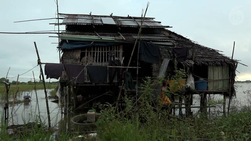 ဦးမျိုးသန်းတို့ မိသားစုနေထိုင်ရာ ရန်ကုန်တိုင်း၊ လှိုင်သာယာမြို့နယ်ရှိ နေအိမ်။ (Photo: RFA)