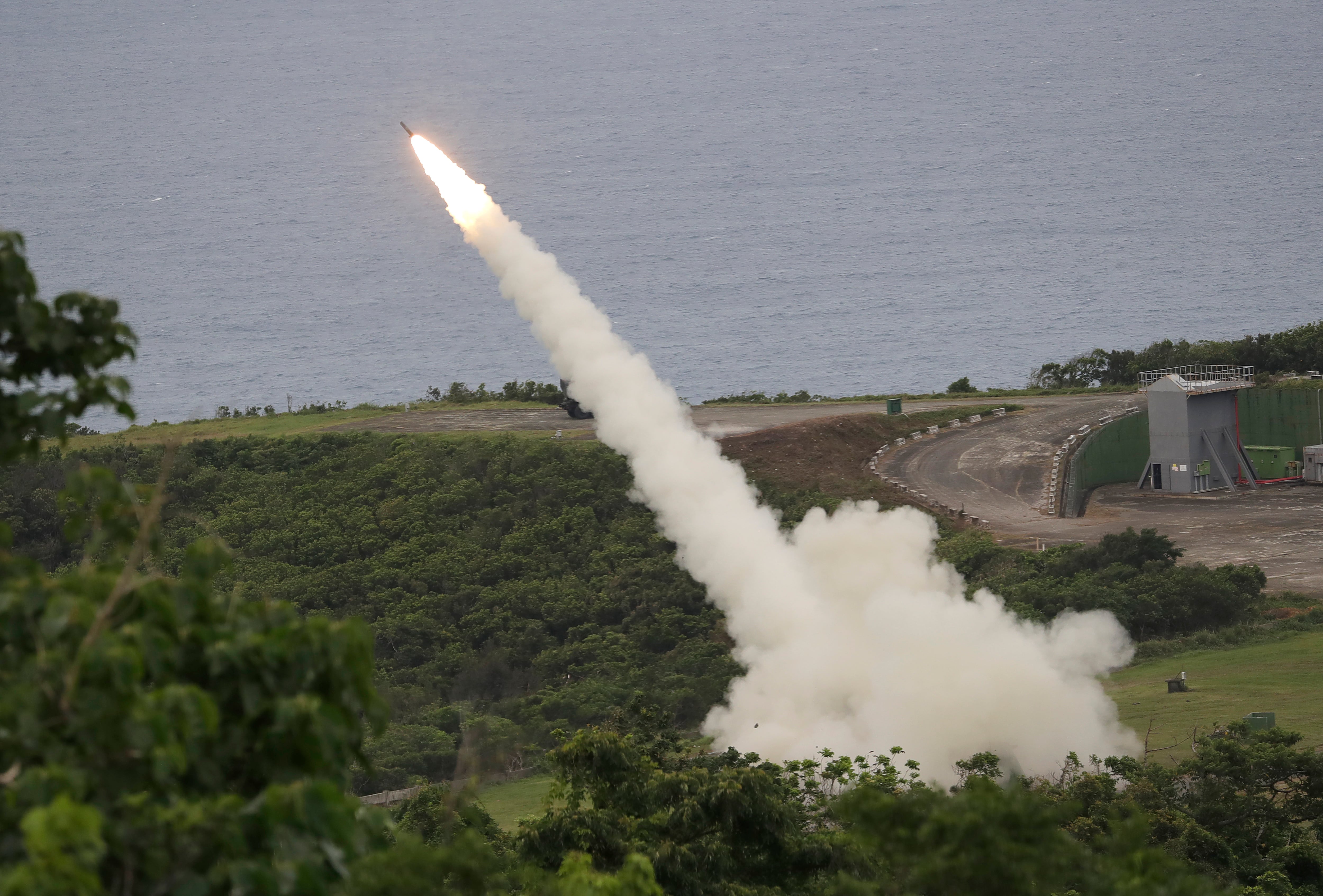 Taiwan test fires new U.S.-supplied rocket system for first time