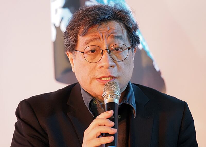 2020年6月20日,中央研究院副研究員吳叡人:台灣及世界的黑潮匯流,共同對抗中國帝國主義擴張。(鍾廣政 攝)