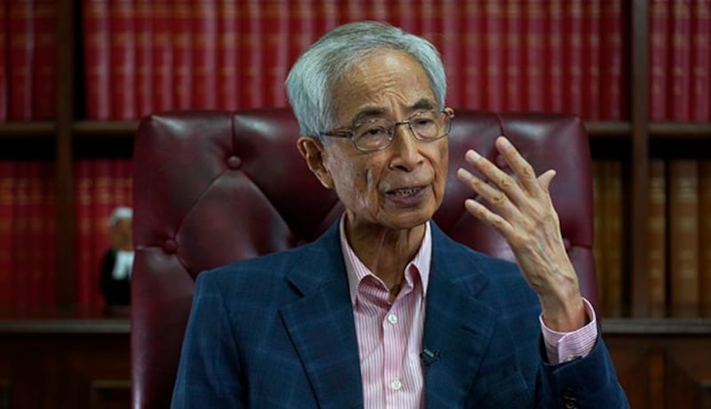 香港民主党前主席李柱铭(美联社)