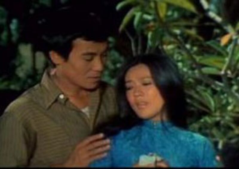 Nghệ sĩ Hùng Cường và Thanh Nga trong phim Nắng Chiều.