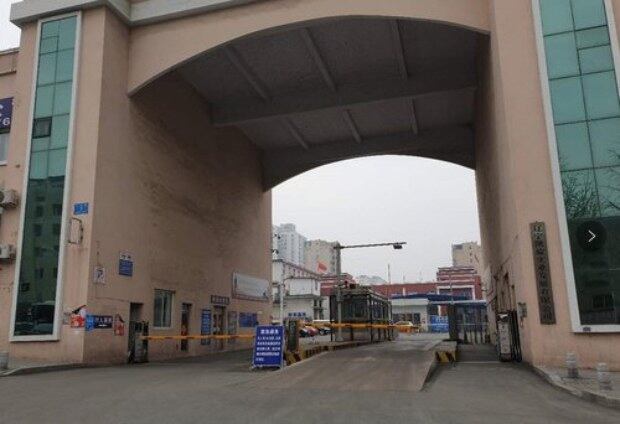 사진은 지난달 19일 북중 접경인 중국 랴오닝성 단둥(丹東) 세관.