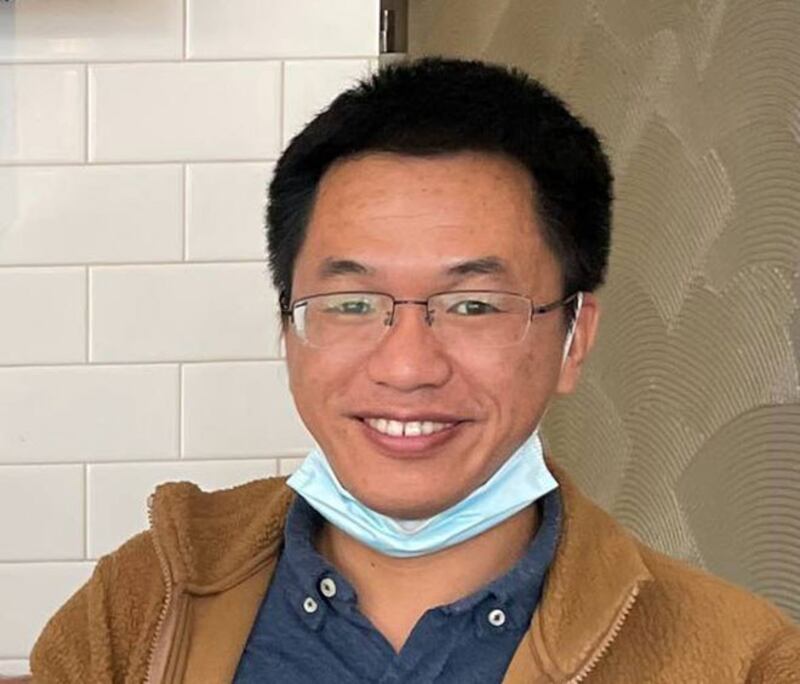 中国维权律师吴绍平(图)以异议人士遭维稳反驳“中国最安全”论。(吴绍平独家提供,拍摄日期不详)