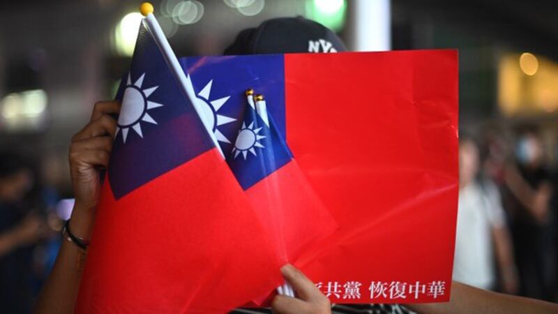 “中华民国在台湾”已经形成最大共识。（法新社）
