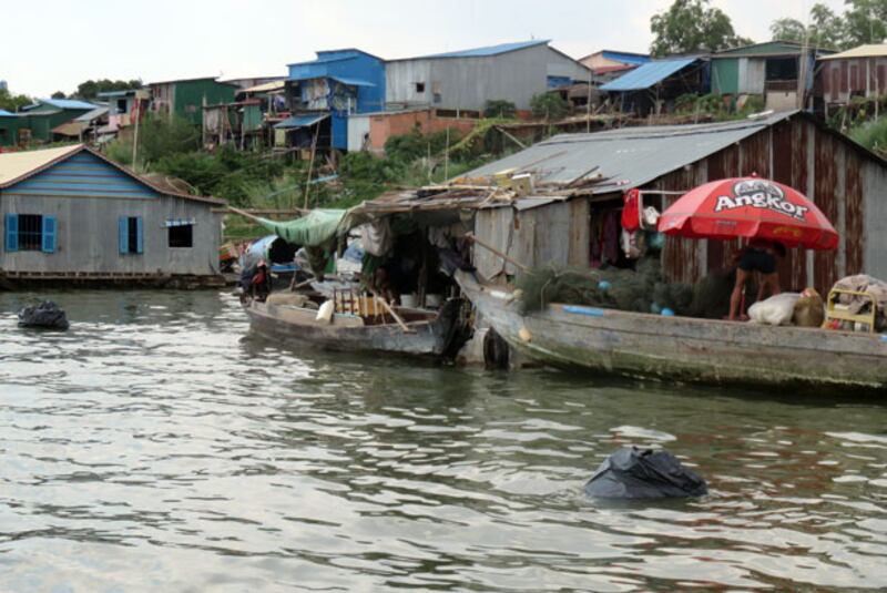 ទិដ្ឋភាព​នៅ​ក្នុង​ភូមិ​អរិយក្សត្រ ឬ​ហៅ​ភូមិ​វៀតណាម ស្រុក​ល្វាឯម ខេត្ត​កណ្ដាល។ រូប​ថត​ថ្ងៃ​ទី​១១ មិថុនា ឆ្នាំ​២០១៥
