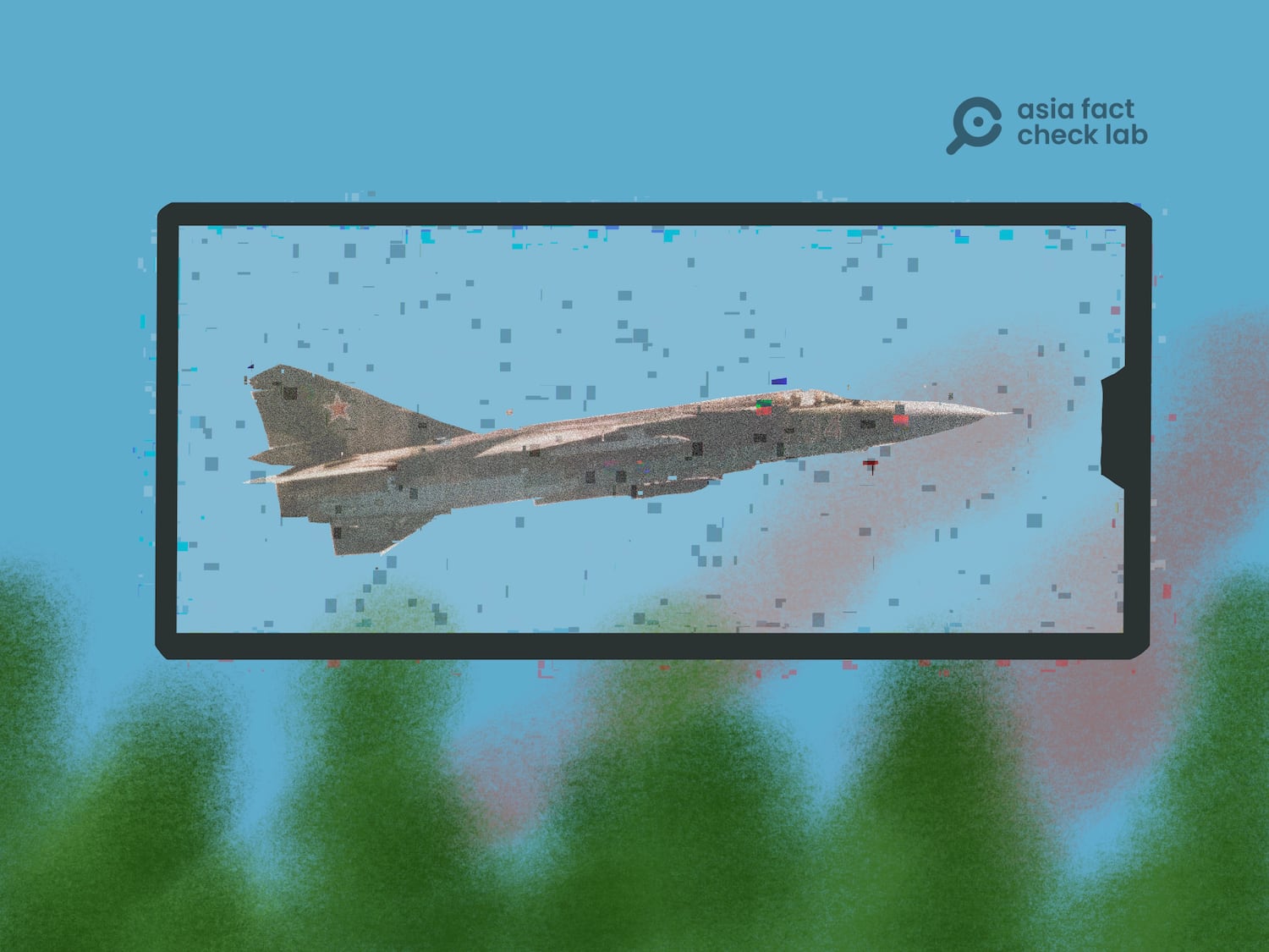 Does a video show a crash of a US fighter jet?