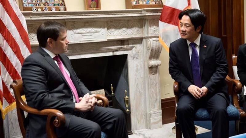 赖清德会晤共和党籍参议员卢比奥(赖清德脸书)