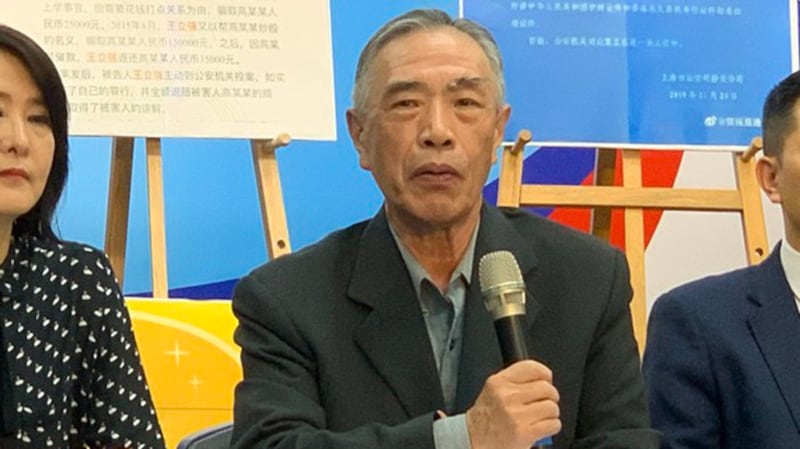 台湾的国防部军事情报局前副局长翁衍庆称王立强爆料是为了骗取政治庇护 (记者黄春梅摄)