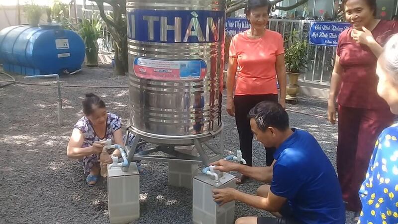 Hoạt động của người dân tại khu vườn.