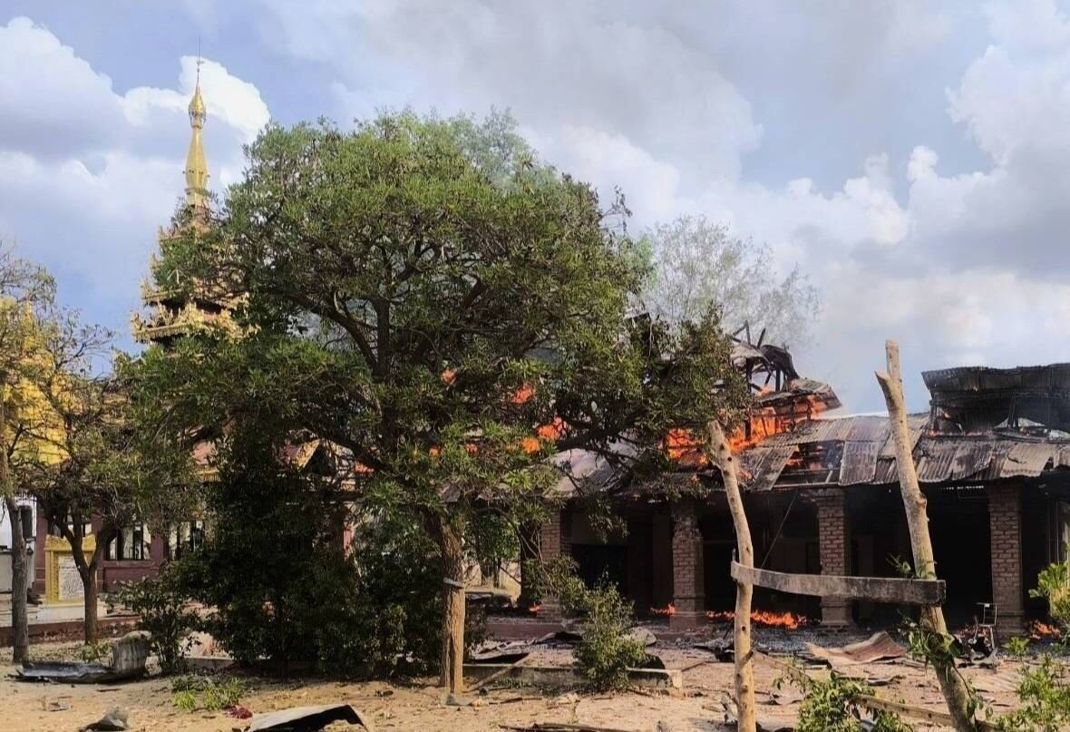 11 killed as Myanmar junta bombs Buddhist monasteries during new year festivities
