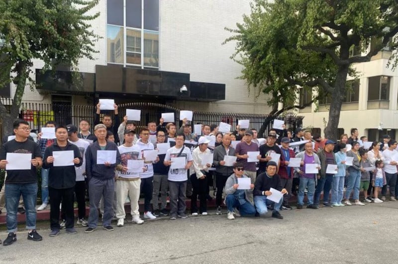 本次集会的现场情形(李德龙提供)