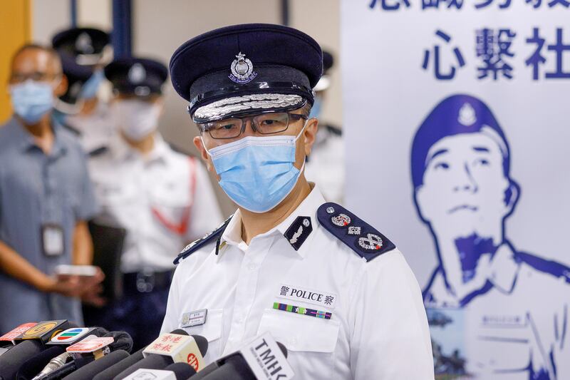 警務處長蕭澤頤：如發現中國乞丐，警方定會果斷執法。（路透社資料圖片）