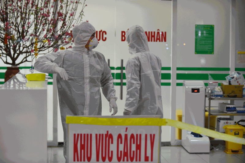 Hình minh họa. Khu cách ly bệnh viện các bệnh nhiệt đới ở Hà Nội