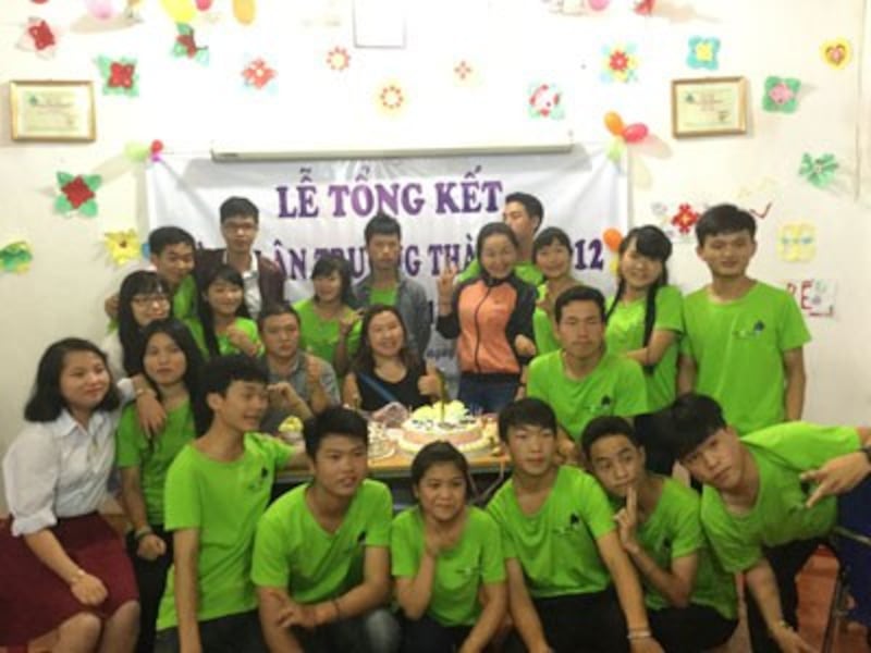 Học sinh người dân tộc trong Lớp Tình Thương của Sapa O'Chau