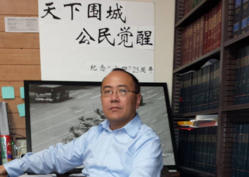 鄭存柱促請定居美國的八九民運學生聯合起來，回饋港人, 為他們提供法律援助。(鄭存柱獨家提供 / 拍攝日期不詳)