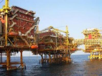 Dàn khoan của công ty Ấn Độ ONGC- AFP photo