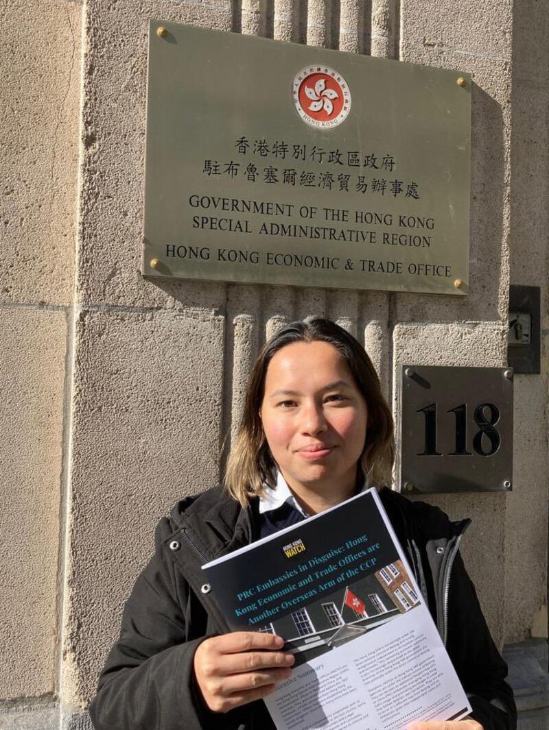 香港監察研究及政策顧問華穆清(Anouk Wear)。(華穆清推特圖)