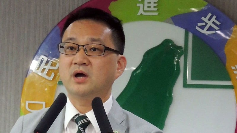 蔡英文连任办公室发言人阮昭雄(RFA资料图)
