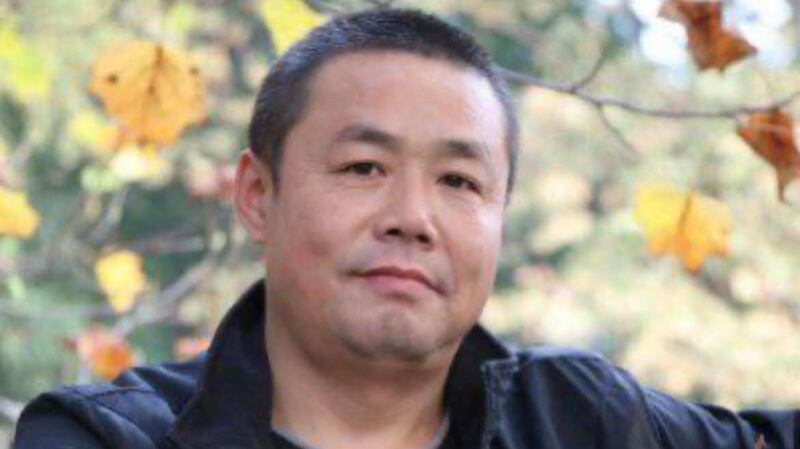 四川农民工、异议人士罗志明（推特图片）