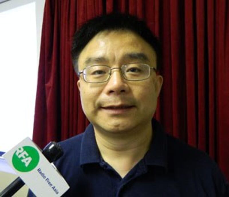 图片：何宇滔为“好奇号”设计电脑系统,专精可靠性建构和数据分析。 (记者萧融拍摄)