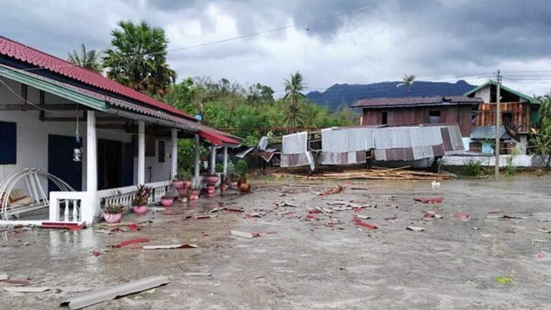 ພະຍຸຣະດູຮ້ອນ ເຂົ້າເມືອງນານ ແຂວງຫລວງພຣະບາງ ວັນທີ 23 ມີນາ 2020