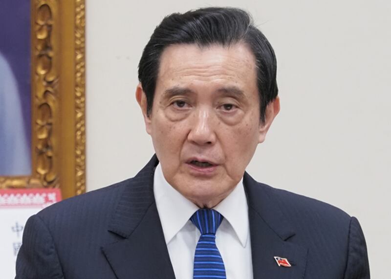 前台灣總統馬英九：台灣行政院長蘇貞昌多一點同理心，不要讓無辜的台灣人因政治考量而滯留武漢。（鍾廣政 攝 / 2020年3月9日）