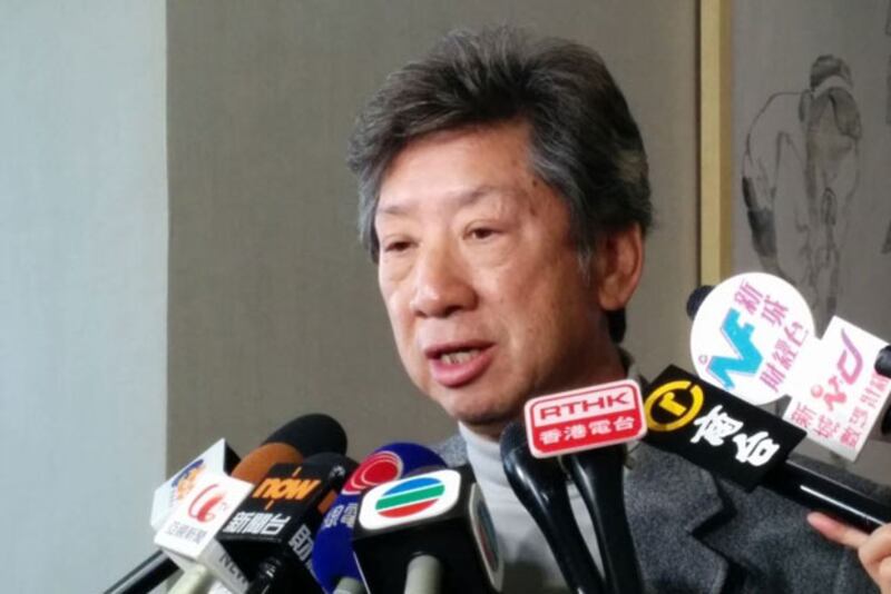 1月9日，公民黨湯家驊對何俊仁事前未有向泛民交代細節及想法，感到錯愕，又認為有關做法並無作用。（粵語組林靜攝）