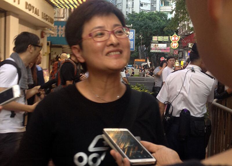 民主黨成員黃碧雲表示，政府所說的降低門檻，是偷換概念，錯誤引導市民以為政府願意退一步。（資料圖片）