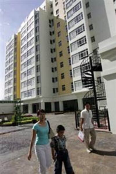 Nhiều chung cư được xây dựng