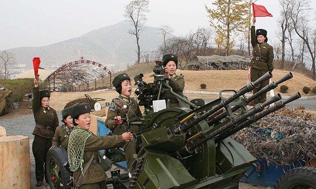 북한이  현영철 전 인민무력부장 공개처형에 사용한 것으로 알려진 것과 같은 종류의 고사총. 