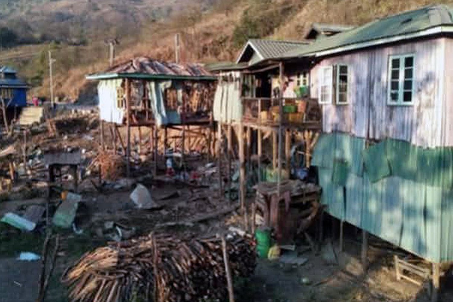 Myanmar’s junta drops ‘more than 500’ bombs on Chin state town during week of clashes