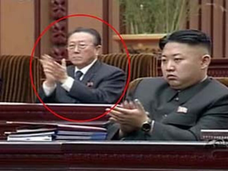 지난 4월1일 진행된 최고인민회의 제12기 7차회의에 참석한 김양건 당 대남담당 비서.