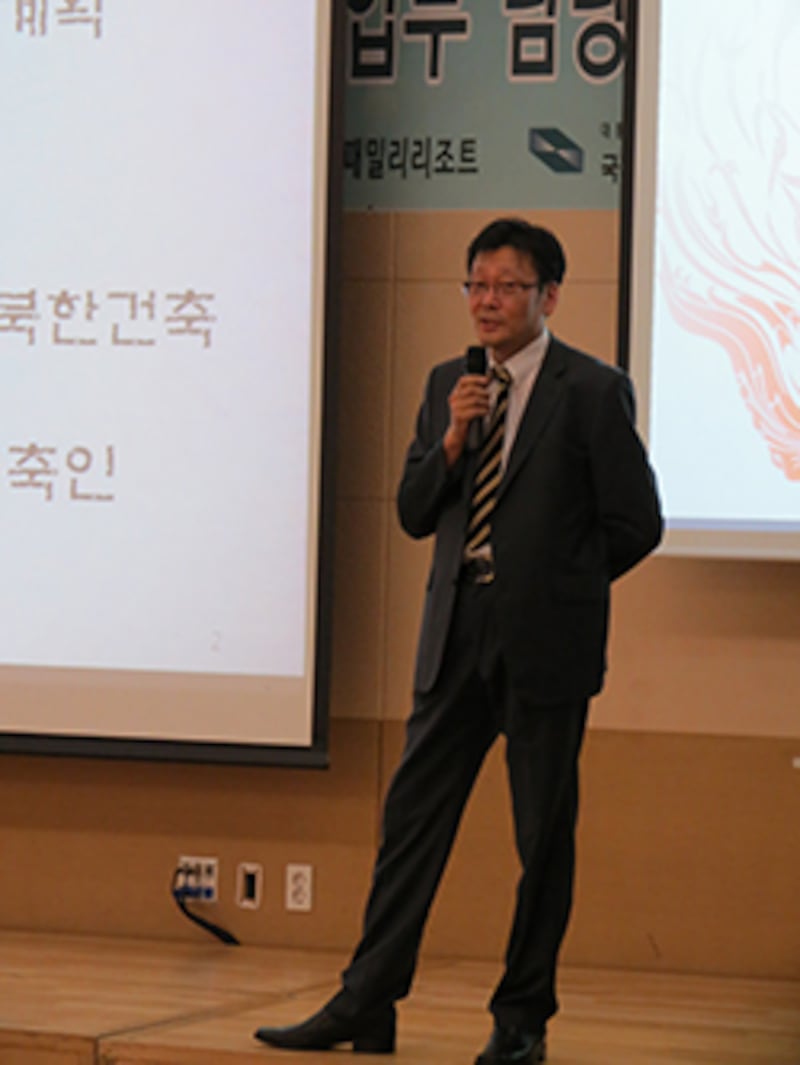 대한건축사협회 남북건축교류위원인 차상욱 건축사.